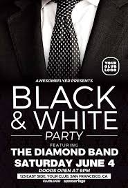 Apart for party purposes a flyer is an important advertising tool for business. Black And White Party Free Flyer Template Clubpartyflyer