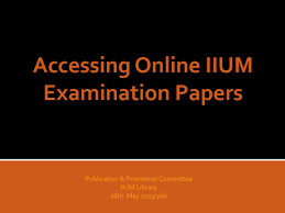 One of the most common ways to practice and prepare yourself for the ca final exam is to solve the previous year question papers and measure of weaknesses effectively. Iium Online Examination Papers By Iium Library Issuu