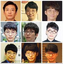 九人の星野源 ver 2 塩眼鏡最高かの巻 ワシは中央下段の若干生気を感じられない黒丸眼鏡星野さんが心配で好むのです 星野源 めがね 星野 源 気になる人