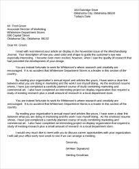 Professional designs to help you get the attention you need. Fashion Marketing Cover Letter Sample Cover Letter
