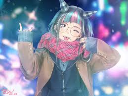 See more ibuki wallpaper, ibuki mioda wallpaper, ibuki street fighter wallpaper, suika ibuki looking for the best ibuki wallpaper? Wallpaper Anime Girls Demon Horns Glasses Piercing Red Eyes Black Hair Long Hair Scarf Tongue Out Rings Black Nails Jacket Snowflakes Earring Ibuki Mioda Danganronpa 2 2048x1536 Sam50 1981815 Hd Wallpapers Wallhere