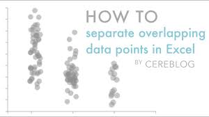 How To Separate Overlapping Data Points In Excel