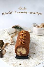 Buche Au Chocolat Et Amandes Caramelisees Recette Amande Caramelisees Alimentation Et Recette Facile