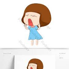 Gratis kartun, anak, masa kanak kanak, gambar, serial animasi, potongan animasi. Gambar Kartun Asli Kanak Kanak Perempuan Comel Gila Tidak Dapat Tidur Gambar Insomnia Elemen Grafik Psd Percuma Muat Turun Pikbest