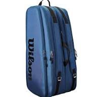 Wilson Wilson Tour Tennis Racquet Bag 6 Moisture Guard Carrying Red/White  Tennis Bag