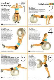Theberry Fitness Body Pilates Workout Ball Exercises