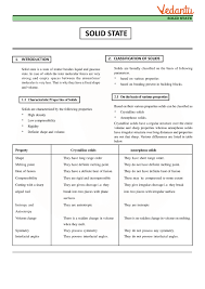 Class 12 ncert books of science, arts, commerce stream is available to download in pdf format in here you will get books of mathematics, physics, chemistry, biology, political science, geography cbse class 12 ncert books are all way referred. Class 12 Chemistry Revision Notes For Chapter 1 The Solid State
