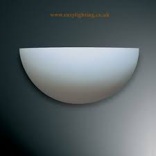 Paintable Plaster Half Moon Wall Uplighter Wall Lights Living Room Lighting Lighting