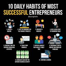 10 Daily Habits Which One You Follow Comment Down Follow Business E Entrepreneur Success Business Ideas Entrepreneur Business Motivation