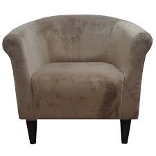 Modern upholstered armless slipper chair with full back. Newport Coffee Microfiber Club Chair On Walmart Fandom Shop