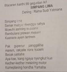 Tembung garba yaiku tembung loro utawa luwih sing digandheng lan diringkes dadi siji sarana nyuda cacahing wandane. 3 Geguritan Kasebut Migunake Basa Rinengga Tembung Saroja Tuladhane Tembung Saroja Inggeguritan Brainly Co Id