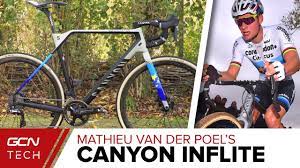 This may be fairly new territory for mathieu van der poel, but already he's been touted as a possible monument winner in his first real tilt at the biggest races on the world tour, not least by yours truly. Mathieu Van Der Poel S Canyon Inflite Cf Slx Cyclo Cross Bike Youtube