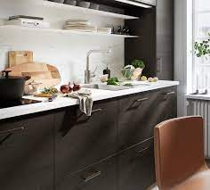 Make the most use of your space with our kitchen base units. Metod Corner Base Cabinet With Carousel White Askersund Dark Brown Ash Effect Ikea