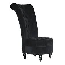 Homcom Side Chair And Ottoman Reviews Wayfair Upholstered Accent Chairs High Back Accent Chairs Velvet Accent Chair