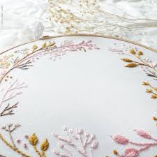 Color choices, for instance, can change based on the whims of that particular stitcher. Embroidery Kit 6 Wildflower Circle By Tamar Nahir Snuggly Monkey