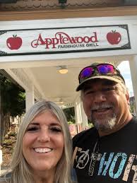 Arrived yesterday for our anniversary trip. We are at Applewood Farmhouse,  good food especially the apple fritters and potato soup. Bonus was the sat  us very quickly. Then we went to Sugarland