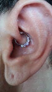 Daith Piercing Done With An Industrialstrength Odyssey Clicker Daith Piercing Daith Earrings Ear Piercings
