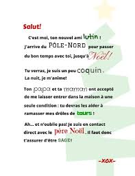 Lettre Du Lutin Version La Memere Lutin Lutin Coquin Lutin Du Pere Noel