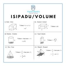 Gunakan formula v = 4/3 untuk bola pi * r. Formula Isipadu Prisma Pametno
