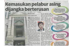 Pelaburan hartanaha adalah di antara pelaburan di malaysia yang paling menguntungkan. Perbadanan Kemajuan Negeri Pahang Kemasukan Pelabur Asing Dijangka Berterusan