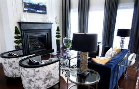 Waverly charmed life toile cornflower. Black And White Toile Fabric Contemporary Living Room Atmosphere Interior Design