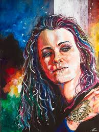 Laura Jane Grace #1 Spiral Notebook by Joel Tesch