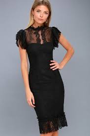 Meet Me In Manhattan Black Lace Midi Dress Black Lace Midi Dress Black Dinner Dress Black Dress
