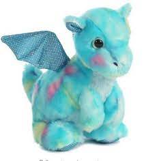 8 Popper Blue Dragon Plush Stuffed Animal Toy New Plush Stuffed Animals Pet Toys Plush Animals