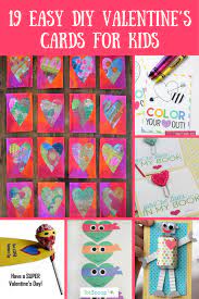You can easily make a heart shape stencil for a valentine painting activity with preschoolers. 19 Easy Diy Valentines Cards For Kids Totscoop Blog Valentine S Cards For Kids Homemade Valentine Cards Diy Valentines Cards