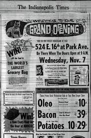 Hi Mailbag First Kroger Store In Indianapolis Historic Indianapolis All Things Indianapolis History Indianapolis Kroger Retail Store Design