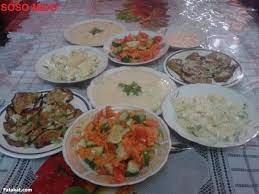 سلطات soso midoمن عزومه العيد متنوعه وشهيه وجميله لاحلى البنات food chicken meat