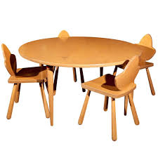 Danish Child S Table And Chairs Table Kid Table Kids Table And Chairs