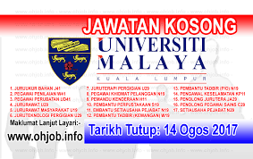 Jawatan kosong jabatan pengairan dan saliran negeri kedah. Jawatan Kosong Universiti Malaya Um 14 Ogos 2017 Jawatan Kosong Kerajaan Swasta Terkini Malaysia 2021 2022