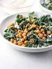 From Detoxinista Com Kale Caesar Salad Caesar Salad Recipe Roasted Chickpeas