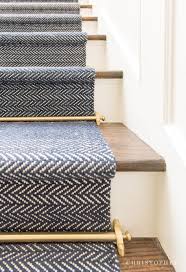Black And White Herringbone Stair Runner Christopher Dash And Albert Herringbone Stair Runner In 2020 Stairway Decorating Interior Architecture Design Stairs Design