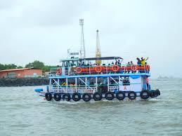 File:Ferry ride to elephanta caves 2017 ...