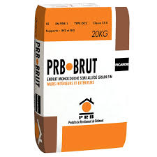 Enduit Monocouche Superbrut Pro Marron Prb 20 Kg Monocouche Enduit Produits