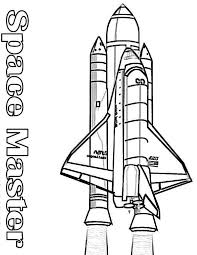 Pin On Space Shuttle Coloring Page