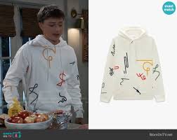 WornOnTV: Danny's abstract print hoodie
