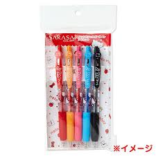 Sanrio Japan Hellokitty Zebra Sarasa Clip Gel Ballpoint Pen Set From 19 99 Zebra Sarasa Sarasa Pens Cool School Supplies