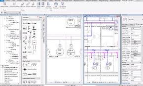 Magicad Schematics A New Schematic Design Module That Can Perform In Synchronisation With Revit Models By Linking Mapp Schematic Design Tool Design Autocad