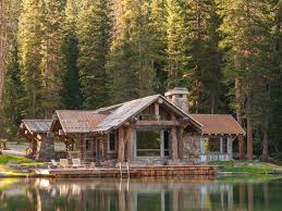 Featuring the finest full length milled log homes. A Rustic Montana Cabin On A Private Pond Is For Sale For 12 Million Cozy House Rustic House House In The Woods