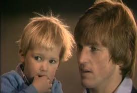 Liverpool & Scotland forward Kenny Dalglish with his two-year-old son and  future Liverpool youth team player Paul whilst being interviewed by ITV's  Elton Welsby 45 years ago today in 1979. Liverpool had