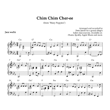 This is free piano sheet music for disney song collections (over 240 songs), disney provided by shawnmiranda.com. Chim Chim Cher Ee Mary Poppins Piano Sheet Music Pdf