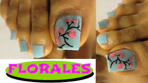 11 tips para decorar tus uñas. Bonitas Delos Pies Unas Decoradas Con Flores Para Pies Unas Decoradas