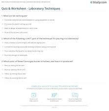 We are vaccinating patients ages 12+. Quiz Worksheet Laboratory Techniques Study Com