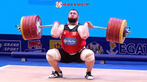 His 266 kg clean and jerk in 1988 is the heaviest lift in competition, though it is no longer an official world record due to subsequent restructuring of weight classes. Hookgrip Lasha Talakhadze 109 264kg Clean And Jerk World Record Facebook