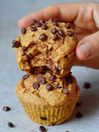Moist And Soft Chocolate Chip Sweet Potato Muffins This Healthy Recipe Is Vegan Sweet Potato Muffins Healthy Sweet Potato Muffins Dairy Free Chocolate Chips