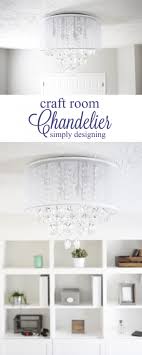 Make crafting easy with craft & sewing lighting using a floor lamp, table lamp or magnifying lamp. Craft Room New Light Fixture Part 4 Simply Designing With Ashley