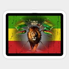 Free for commercial use no attribution required high quality images. Lion Of Judah Rasta Ethiopian Cross Reggae Old Ethiopia Flag Lion Of Judah Flag Sticker Teepublic
